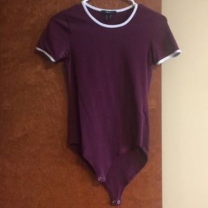 Maroon bodysuit